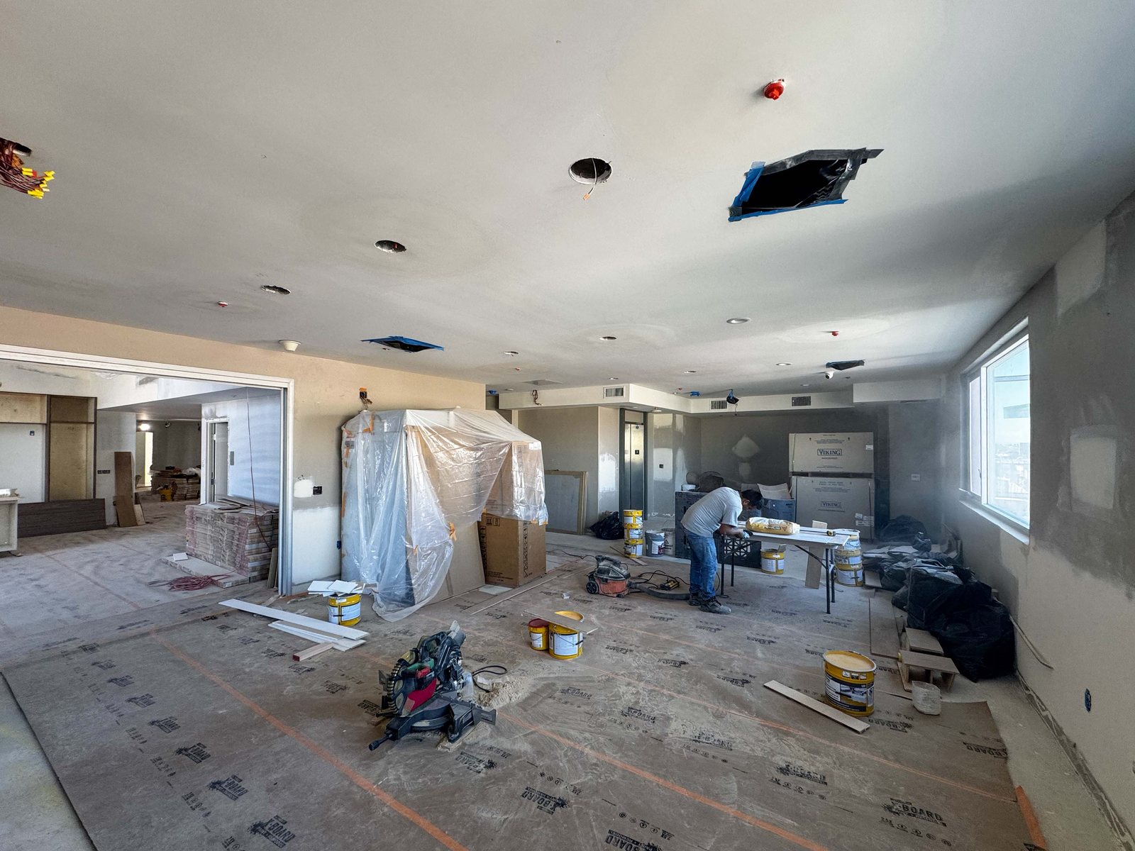 Third Floor During Construction